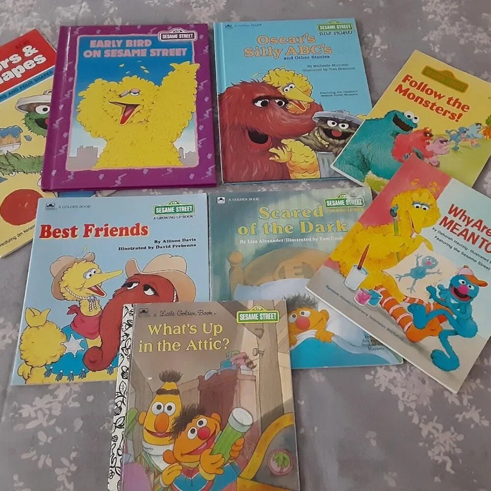 Lot of SESAME STREET Books (8)
